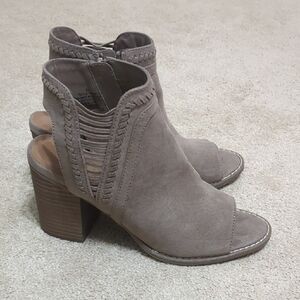 Women's Taupe Ankle Booties